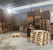 Đ&oacute;ng pallet theo y&ecirc;u cầu,gia c&ocirc;ng palet,thu mua pallet gỗ cũ
