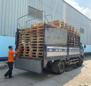 Đ&oacute;ng pallet theo y&ecirc;u cầu, gia c&ocirc;ng palet, thu mua pallet gỗ cũ